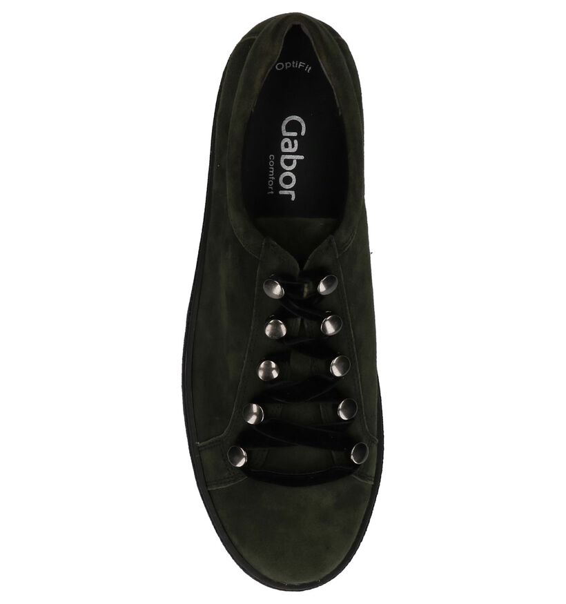 Gabor Comfort Chaussures à lacets en Bronze en daim (231270)