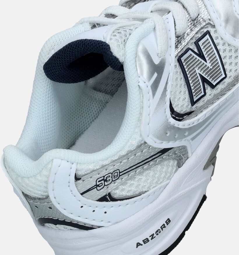 New Balance 530 Zilveren Sneakers voor jongens, meisjes (365013) - geschikt voor steunzolen
