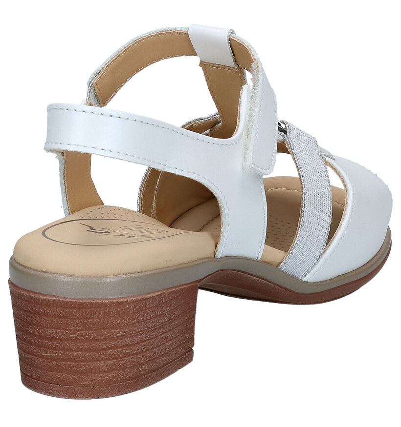 Ara Lugano Sandales en Blanc en cuir (288979)