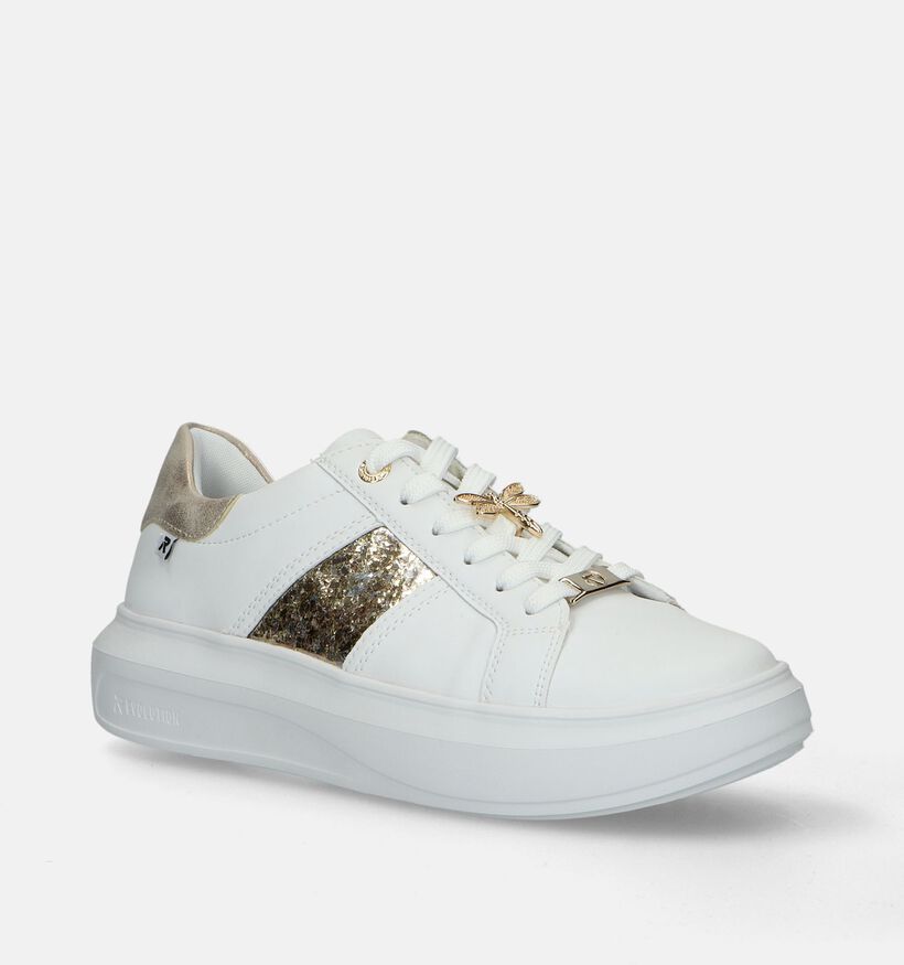 Rieker R-Evolution Witte Sneakers voor steunzolen voor dames (335525) - geschikt voor steunzolen