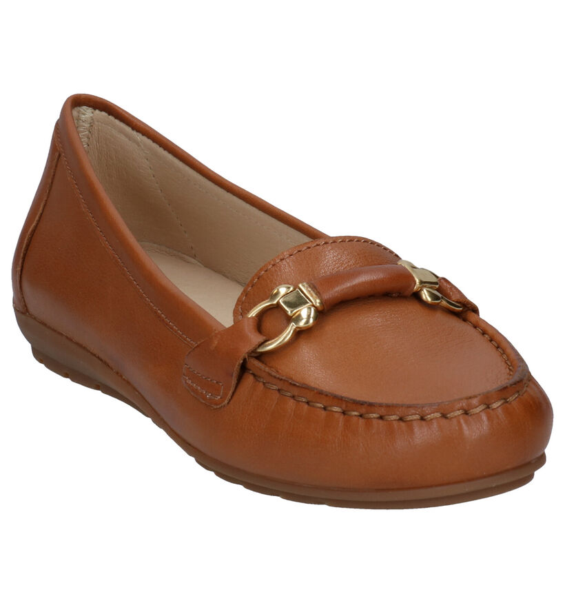 River Woods Cognac Mocassins in leer (289205)