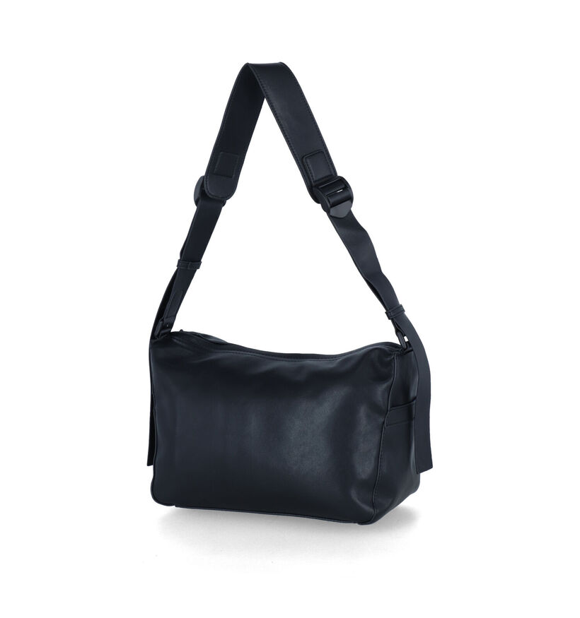 Hvisk Track Structure Zwarte Crossbody Tas in kunstleer (316687)