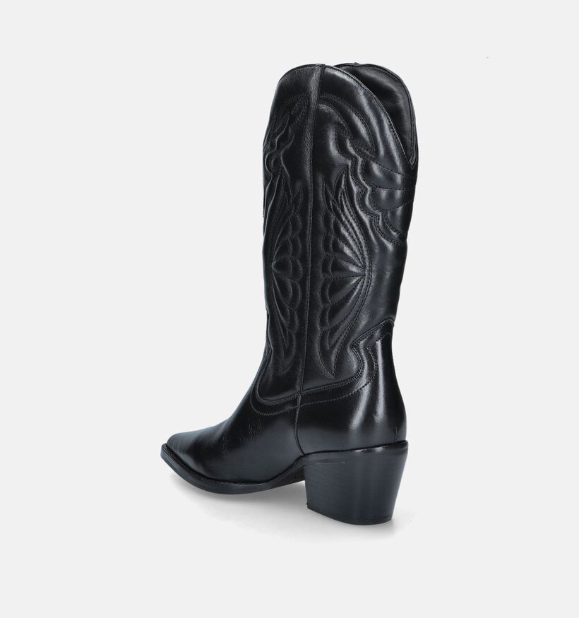Bronx Jukeson Zwarte Cowboyboots voor dames (357320)