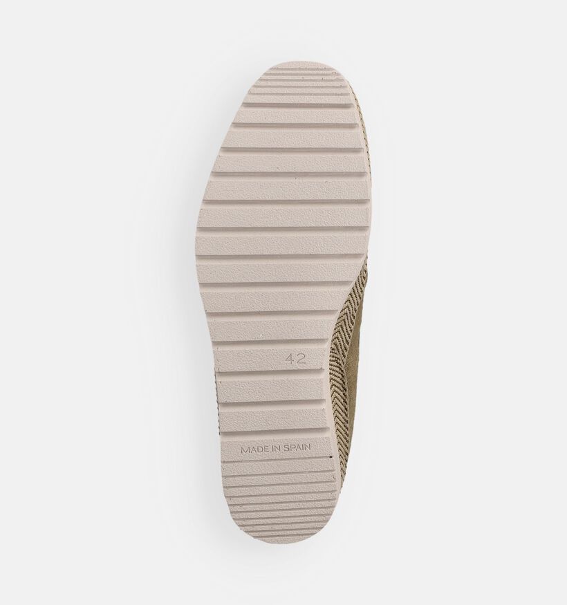 Verbenas Espadrilles en Vert kaki pour hommes (370104)