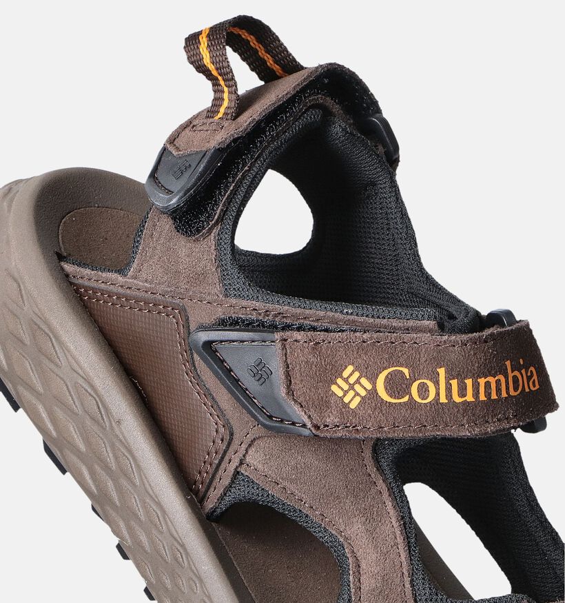 Columbia Konos Hiker 3-Strap Sandalen Donkerbruin voor heren (352800) - geschikt voor steunzolen