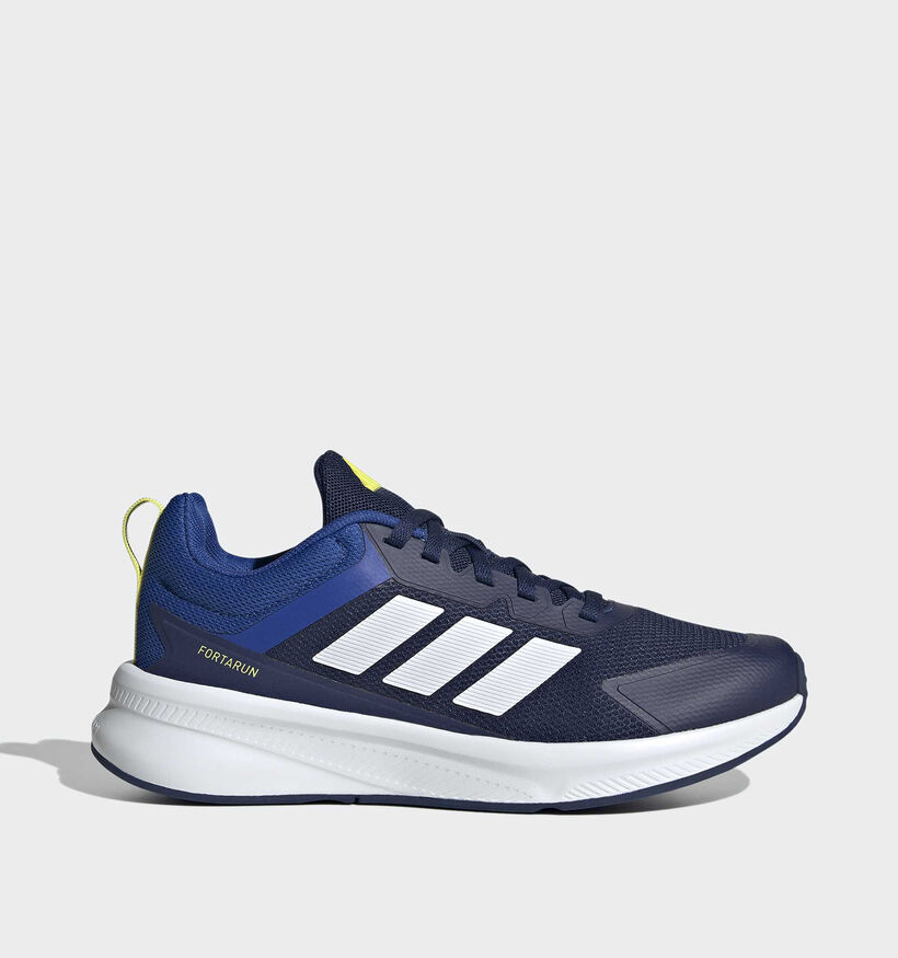 adidas Fortarun 4.0 Blauwe/Witte Sportsneakers voor jongens (380555)