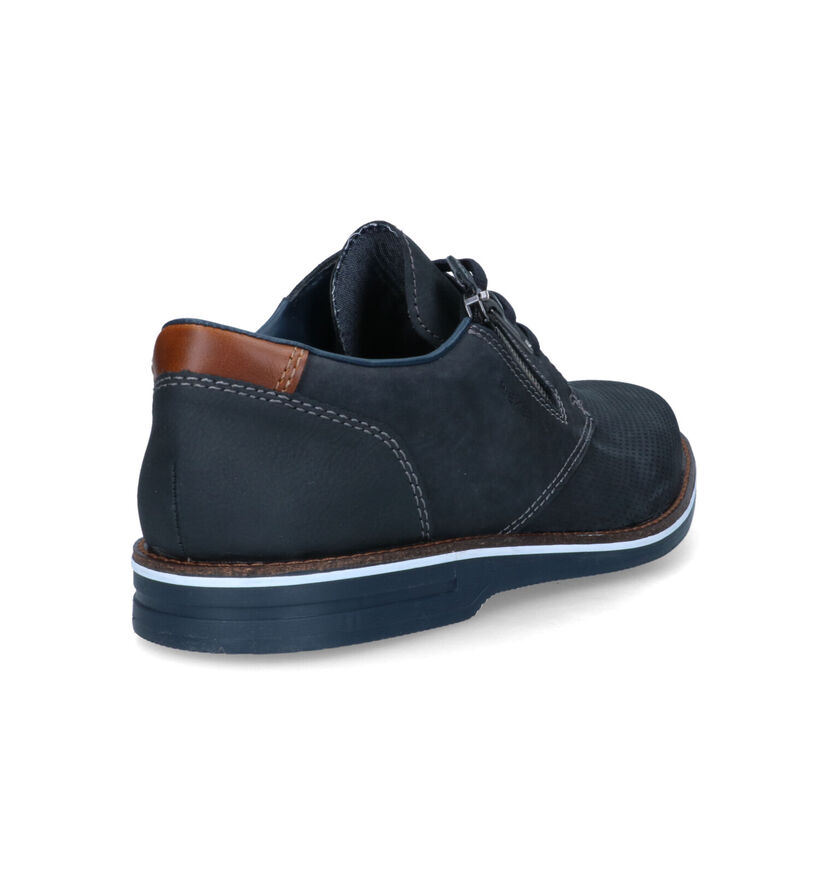 Rieker Blauwe Veterschoenen voor heren (336247)