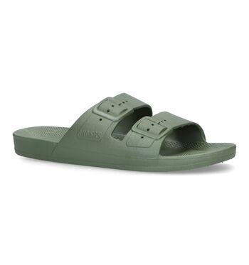 Badslippers groen