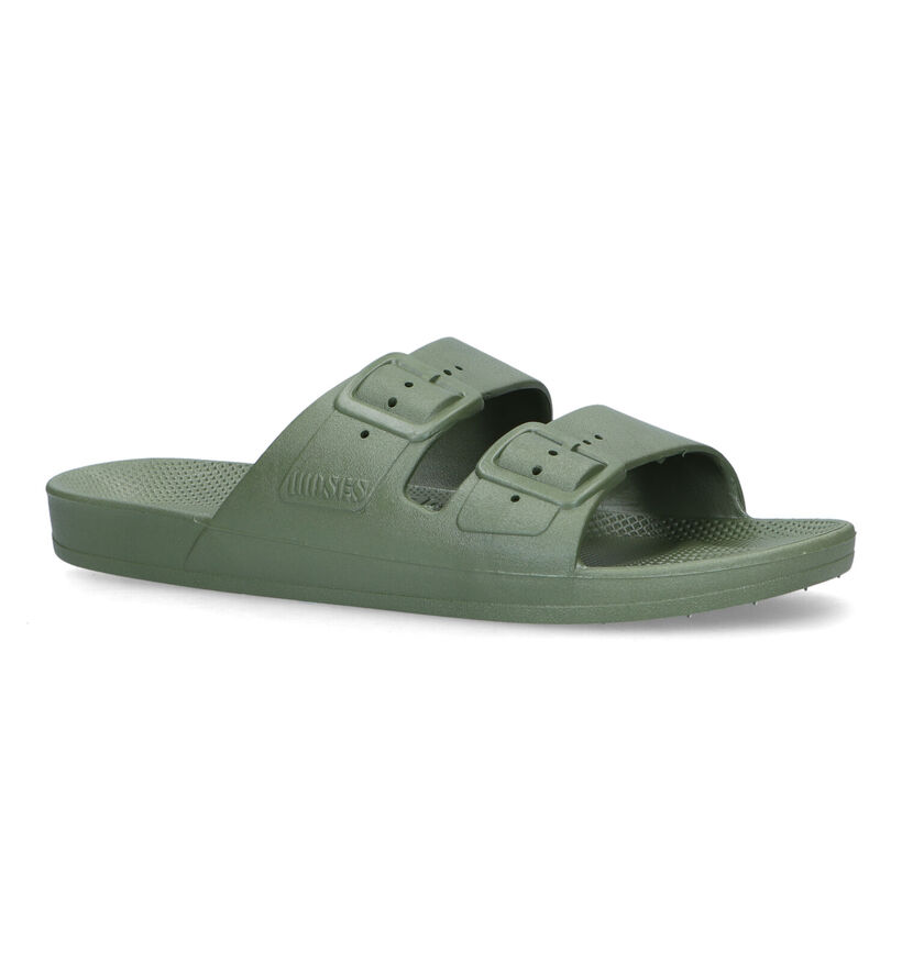 Freedom Moses Basic Kaki Slippers voor dames (340276)