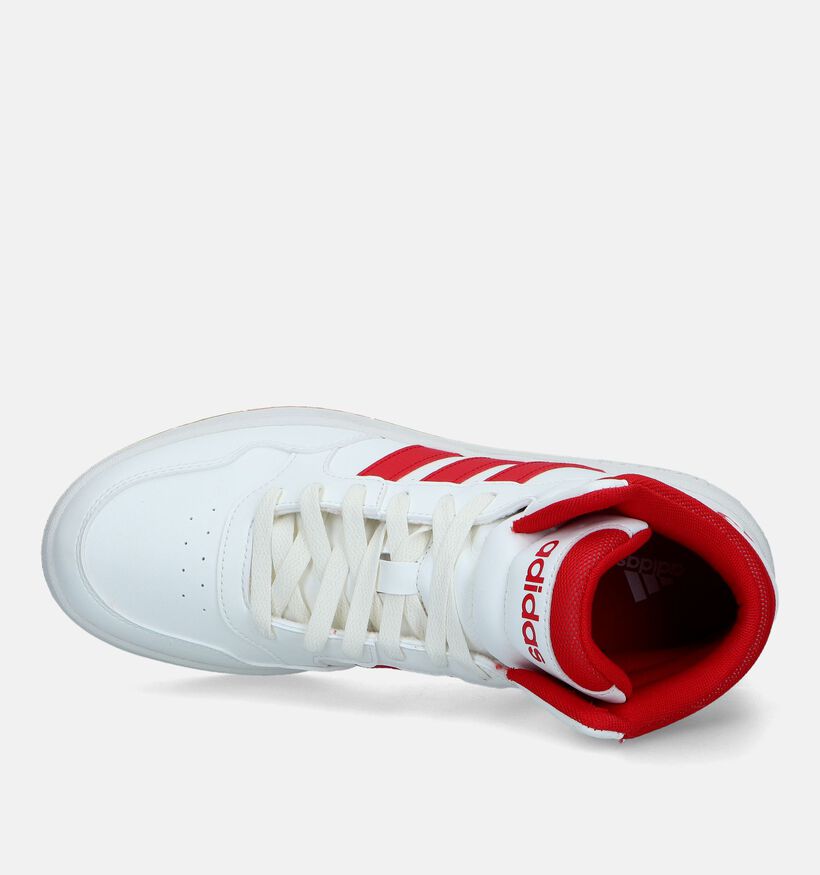 adidas Hoops 3.0 Mid Witte Sneakers voor heren (329391)