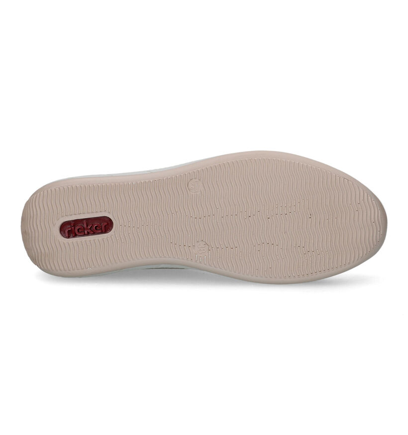 Rieker Beige Sneakers voor steunzolen voor dames (335505) - geschikt voor steunzolen