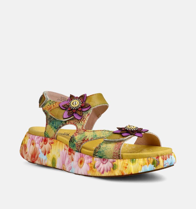 Laura Vita Nikito Sandales en Jaune pour femmes (373201)