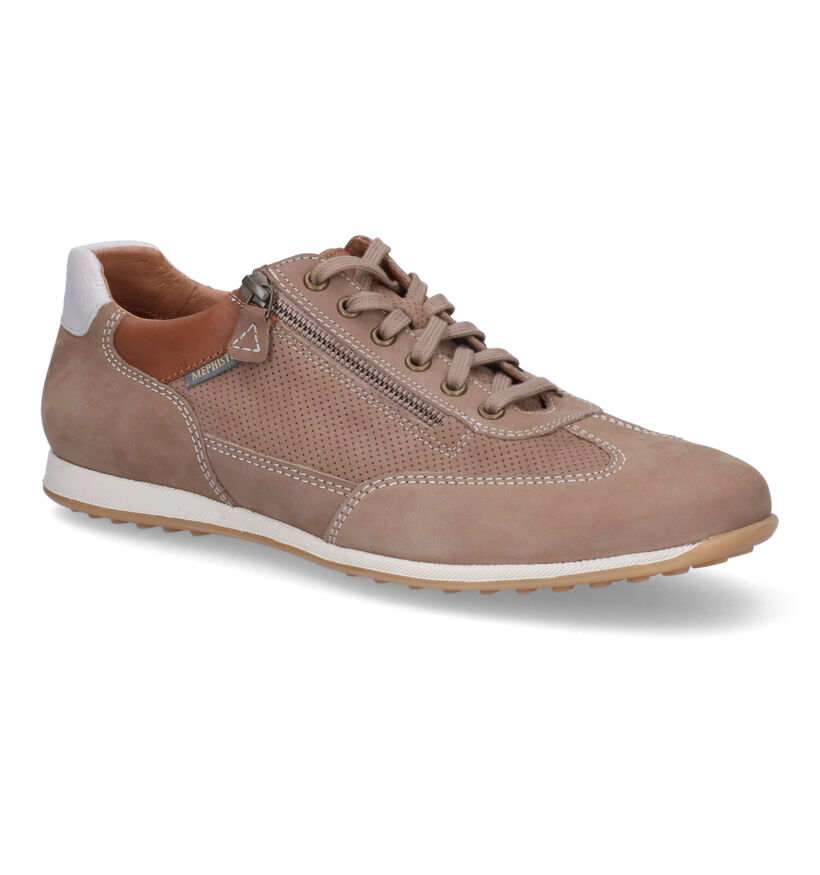 Mephisto Leon Nomad Chaussures à lacets en Bleu pour hommes (339215) - pour semelles orthopédiques