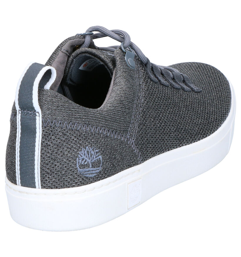 Timberland Flexiknit Lichtgrijze Sneakers in stof (267562)