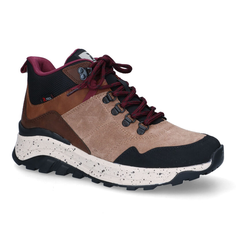 Rieker Chaussures de randonnée en Beige foncé en synthétique (315812)