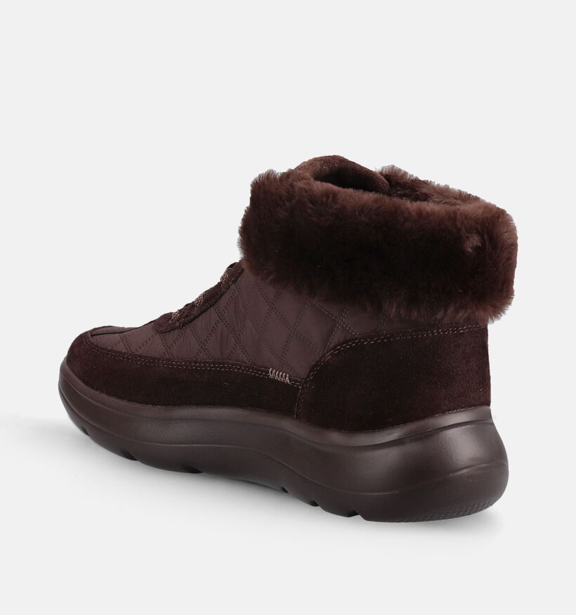 Skechers On-The-Go Encore Donkerbruine Boots voor dames (377983)