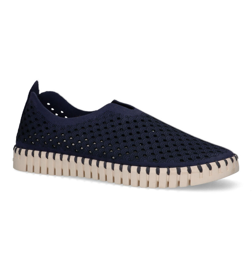 Ilse Jacobsen Tulip Chaussures à enfiler en Bleu pour femmes (340287) - pour semelles orthopédiques