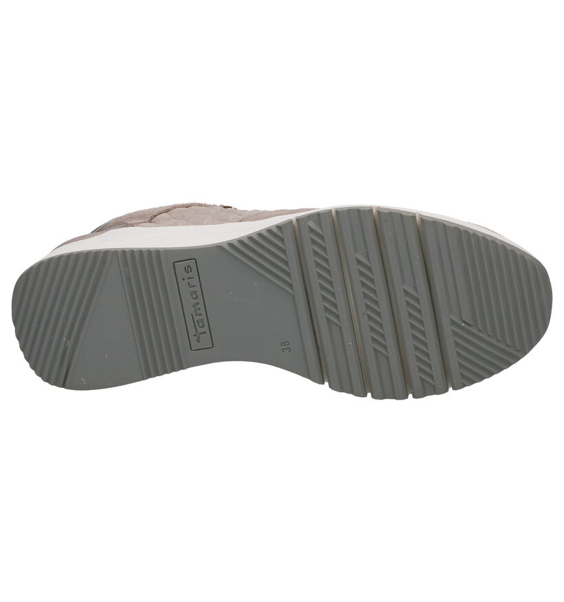 Tamaris Chaussures à lacets en Taupe en daim (265683)