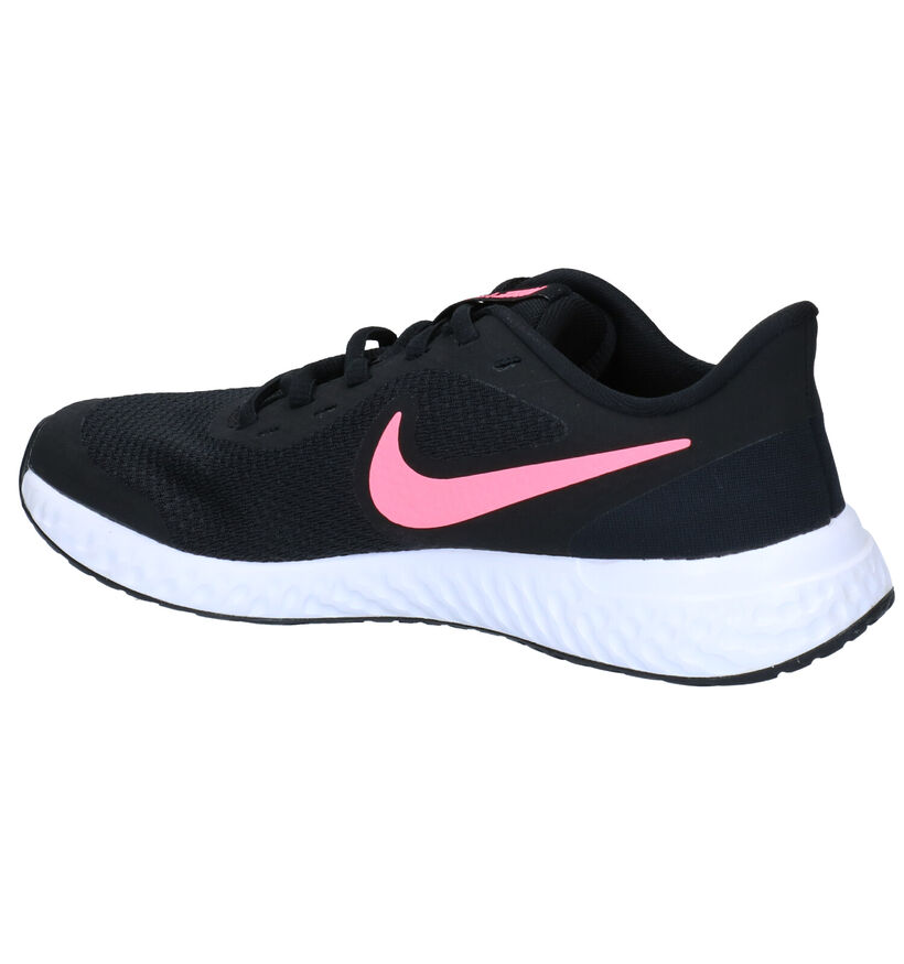 Nike Revolution 5 Roze Sneakers in stof (283831)