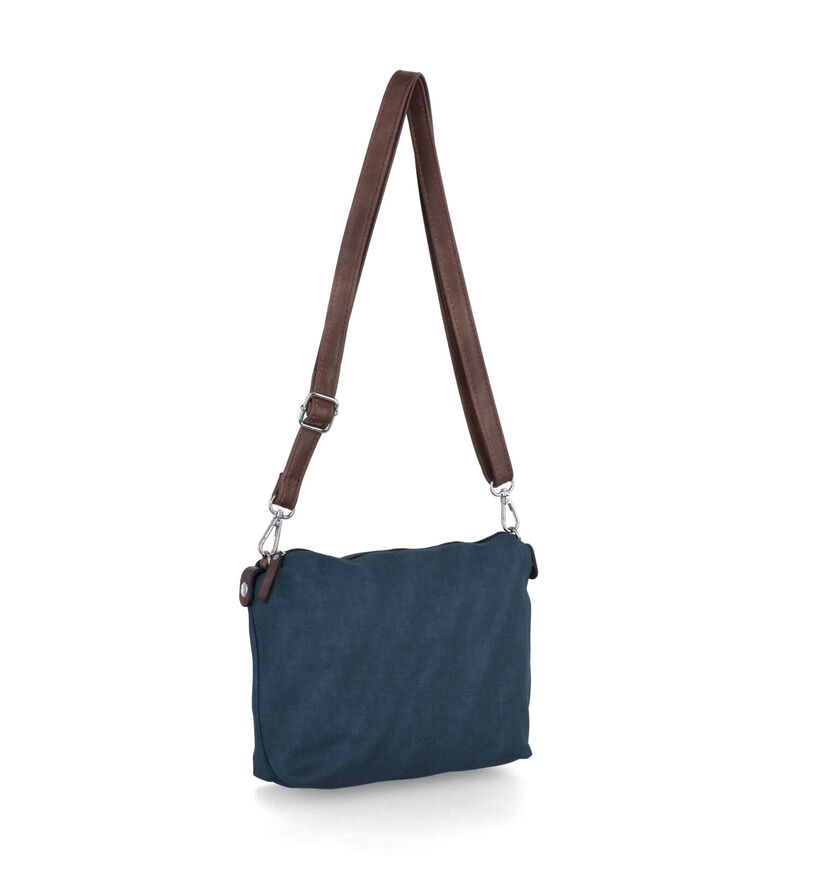 Emily & Noah Elke Blauwe Shopper tas met rits voor dames (340657)
