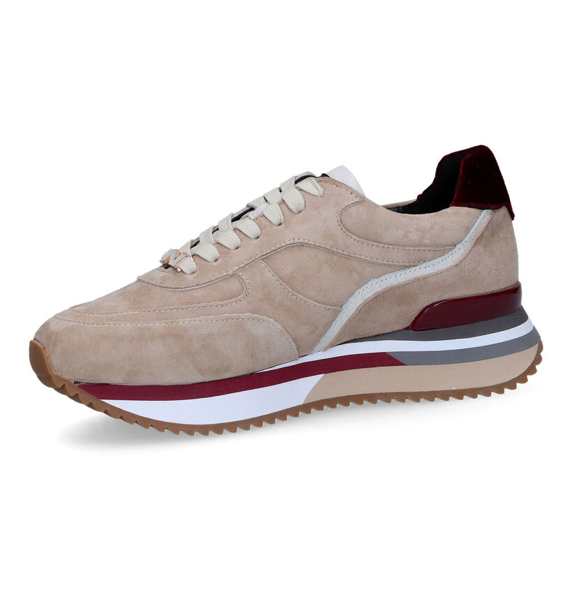 Nathan-Baume Beige Sneakers voor dames (315961) - geschikt voor steunzolen