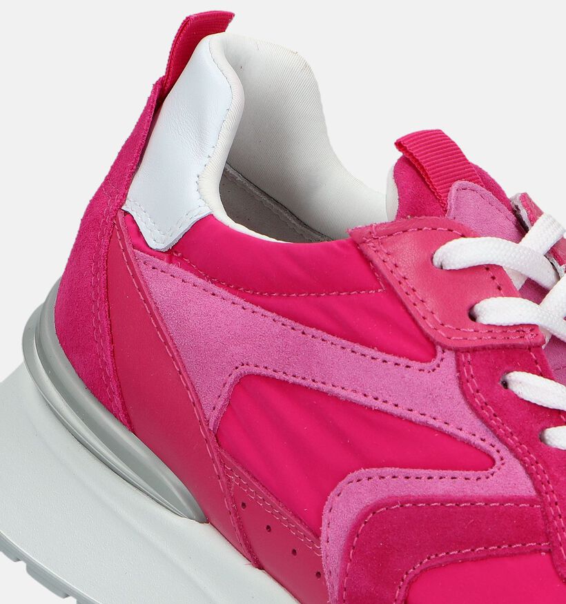 NeroGiardini Baskets casual en Fuchsia pour femmes (337165) - pour semelles orthopédiques