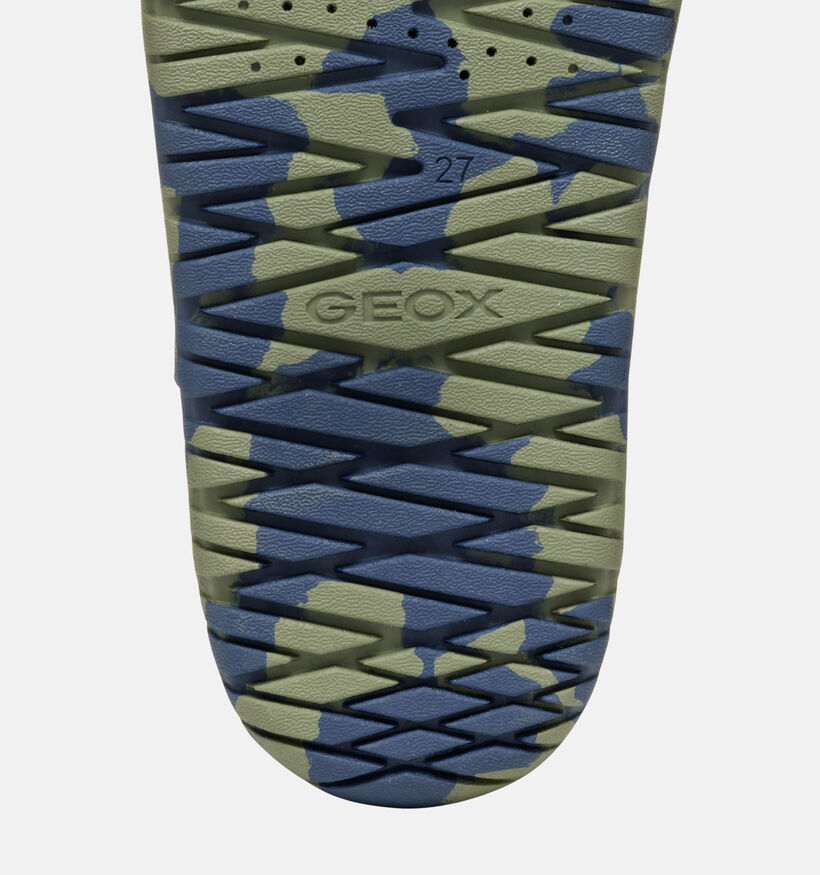 Geox J Sandal Fusbetto Bo Chaussures d'eau en Bleu fonc&eacute; pour gar&ccedil;ons (370145)