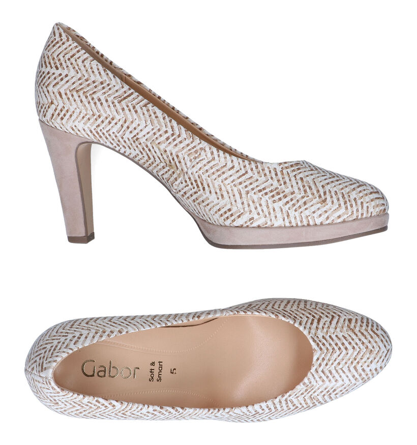 Gabor Soft & Smart Escarpins en Blanc pour femmes (306117)