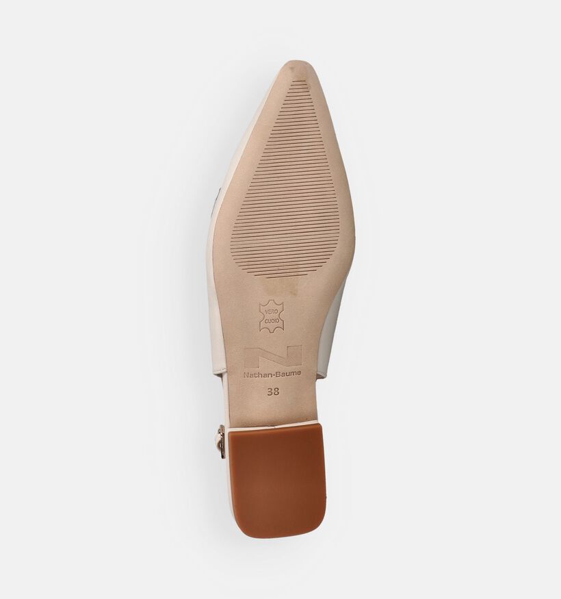 Nathan-Baume Ballerines en &Eacute;cru pour femmes (372237)