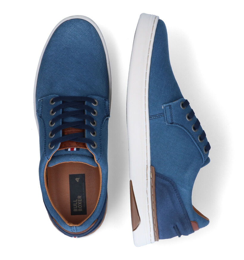 Bullboxer Chaussures à lacets en Bleu pour hommes (316060) - pour semelles orthopédiques