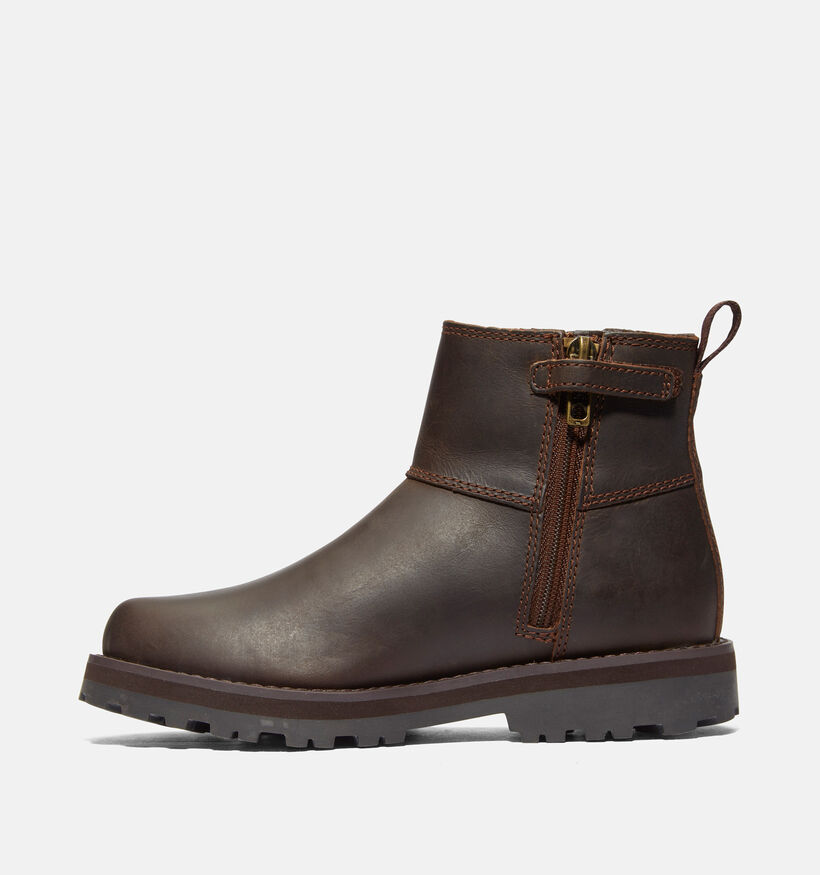 Timberland Courma Kid Chelsea Bottines en Marron pour filles, garçons (345250) - pour semelles orthopédiques