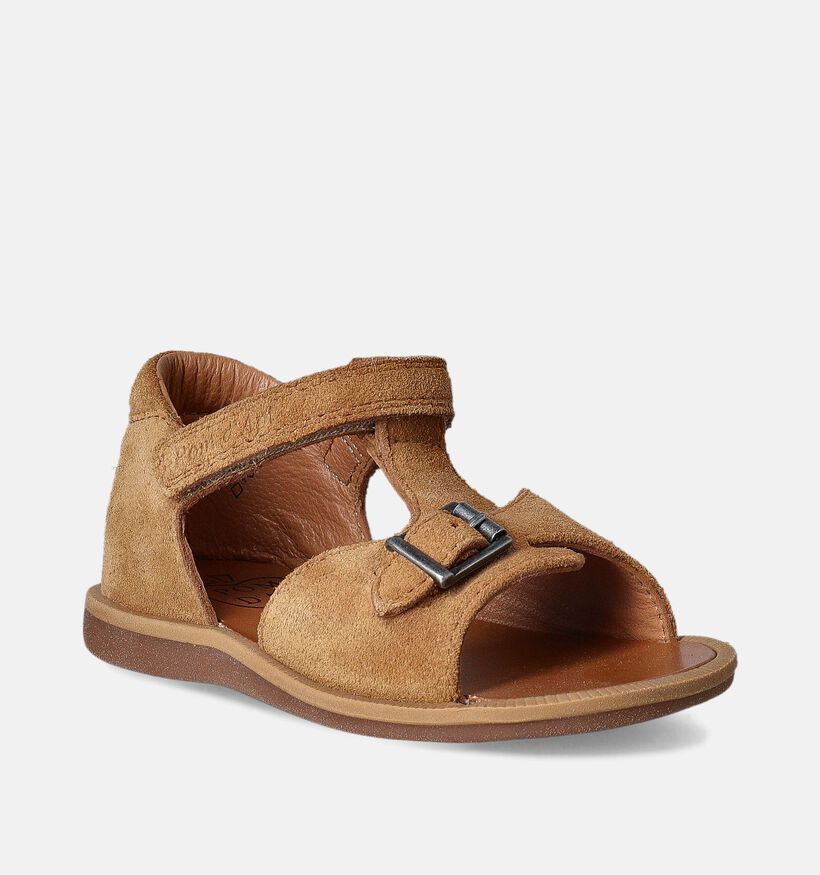 Pom d'Api Poppy Easy Bruine Sandalen voor jongens (354617)