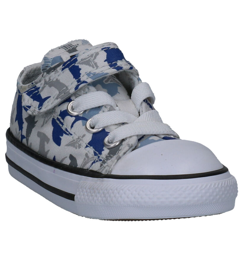 Chuck Taylor All Star Baskets basses en Gris clair en textile (266012)