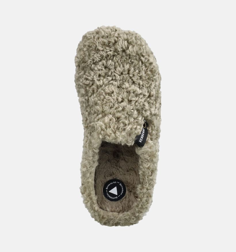 Verbenas York Curly Groene Open Pantoffels voor dames (380876)