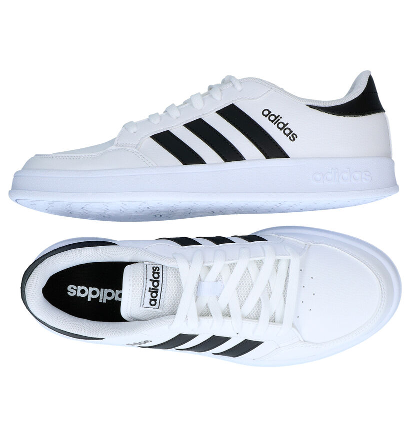 adidas Breaknet Baskets en Blanc pour hommes (308440)