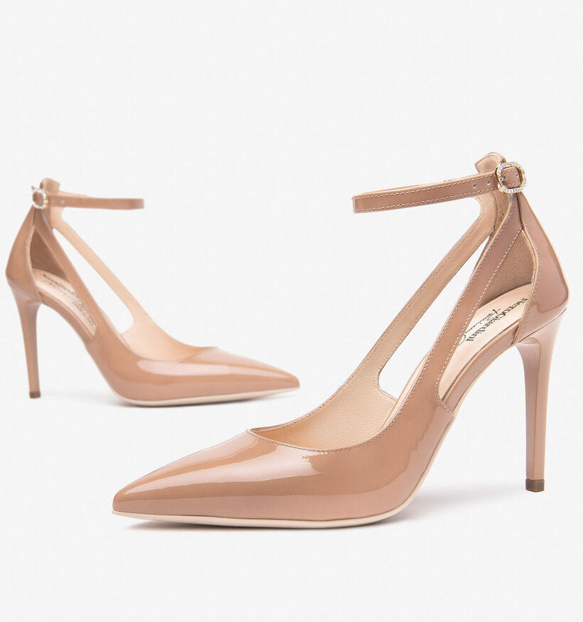 NeroGiardini Beige Pumps met bandje voor dames (369096)
