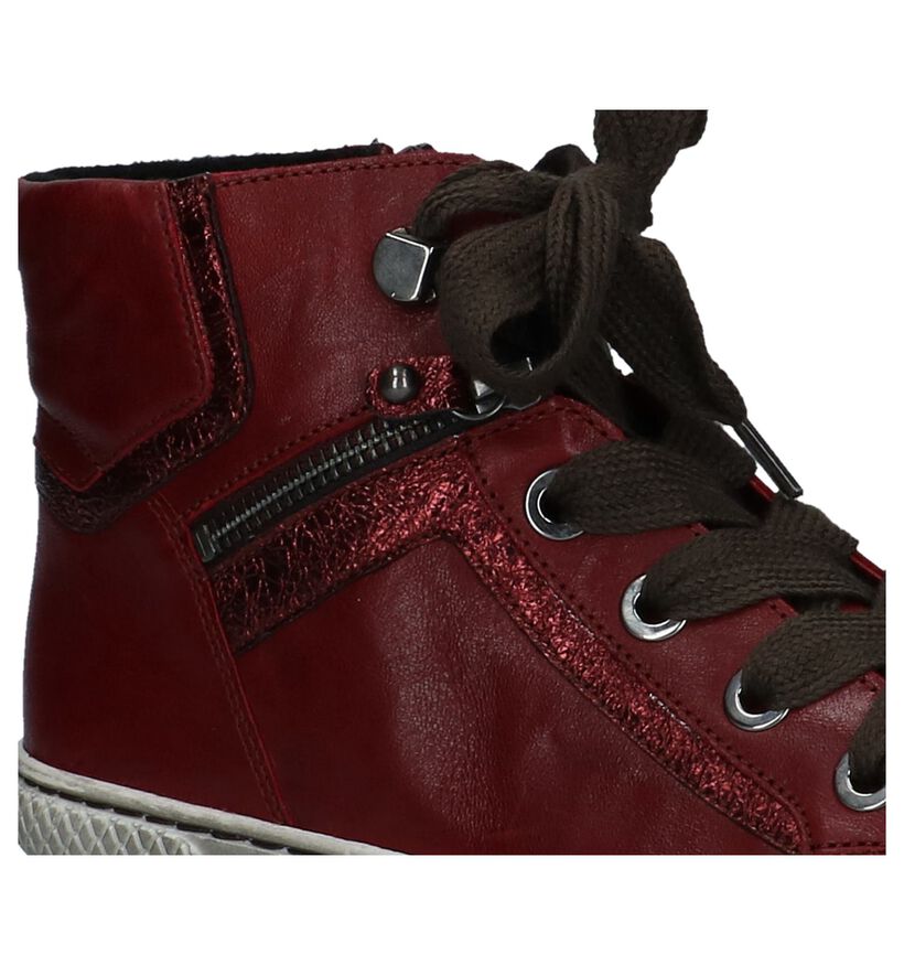 Gabor Baskets hautes en Gris foncé en cuir (231189)