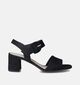 Gabor Best Fitting Sandales avec talon carré en Noir pour femmes (355016)
