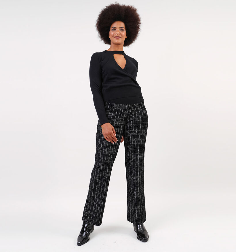 Vila Mochi Zwarte Knit trui voor dames (348731)