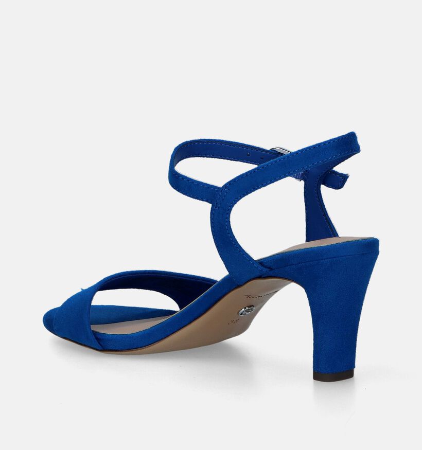 Tamaris Sandales avec talon en Bleu pour femmes (338241)