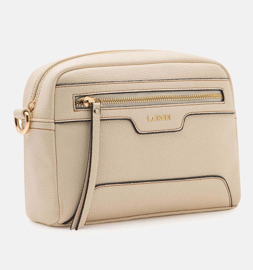 L.Credi Ohana Beige Crossbody tas voor dames (356607)