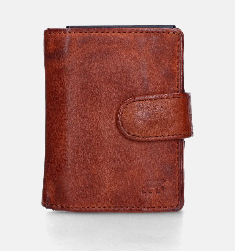 Bear Design Porte-cartes en Cognac pour hommes (350749)
