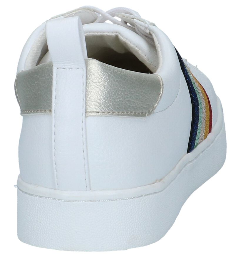 Witte Geklede Sneakers Youh! in kunstleer (239193)