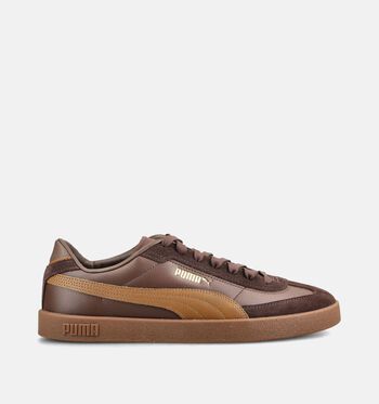 Puma Club II Era Low Sneakers Wit/Bruin/Blauw