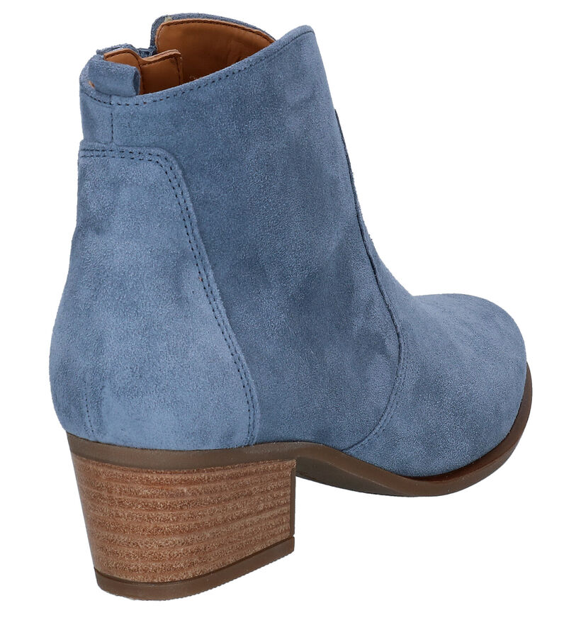 Gabor Groene Enkellaarzen in daim (287774)