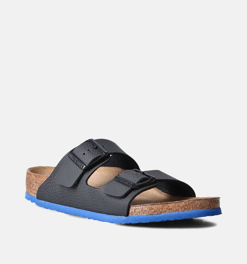 Birkenstock Arizona Zwarte Slippers voor jongens, meisjes (352238)
