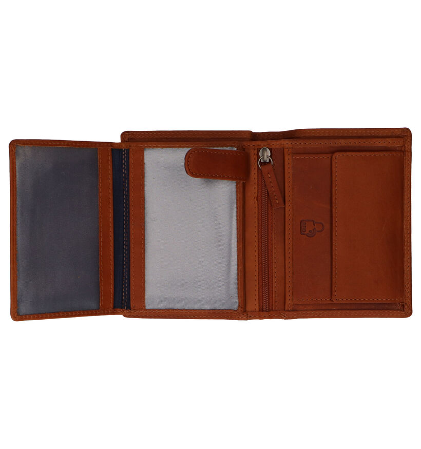 Euro-Leather Cognac Portefeuille voor heren (310404)