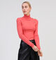 Vero Moda Glory Pull avec col roulé en Orange pour femmes (344087)