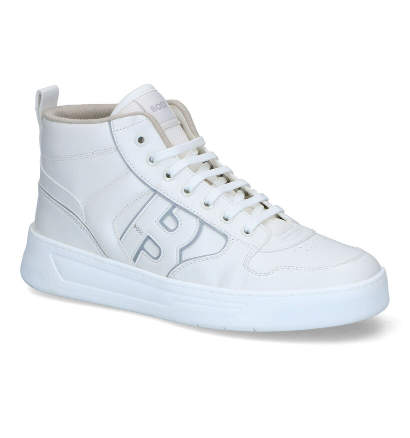 Boss Baltimore Hitu Chaussures hautes en Blanc pour hommes (318702) - pour semelles orthopédiques