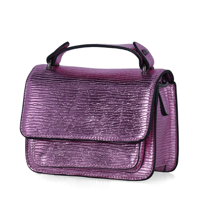 Hvisk Renei Metallic Sac porté croisé en Vert en simili cuir (316679)